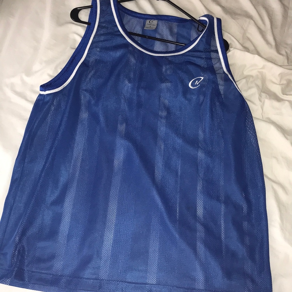 Cute Tank Top (partially mesh see through)